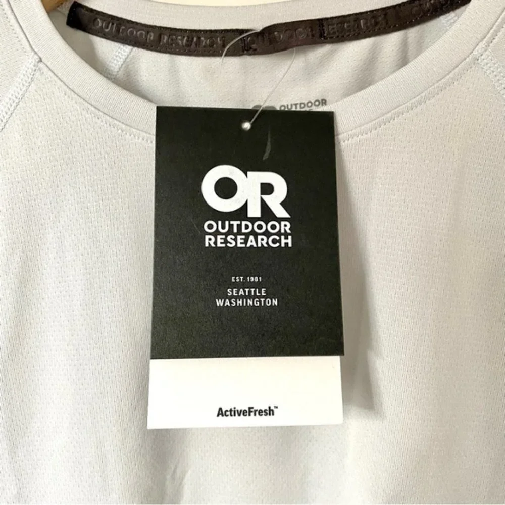 Outdoor Research Women's Argon L/S Tee Titanium NWT - Picture 6 of 8